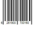 Barcode Image for UPC code 6261900700160