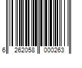 Barcode Image for UPC code 6262058000263