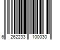 Barcode Image for UPC code 6262233100030