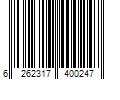 Barcode Image for UPC code 6262317400247