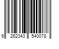 Barcode Image for UPC code 6262343540078