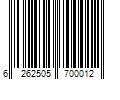 Barcode Image for UPC code 6262505700012