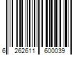 Barcode Image for UPC code 6262611600039