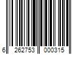 Barcode Image for UPC code 6262753000315