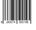 Barcode Image for UPC code 6263074500195