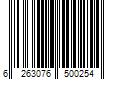 Barcode Image for UPC code 6263076500254