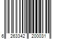 Barcode Image for UPC code 6263342200031