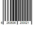 Barcode Image for UPC code 6263536200021