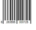 Barcode Image for UPC code 6263555000725