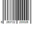 Barcode Image for UPC code 6263722200026