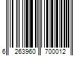 Barcode Image for UPC code 6263960700012