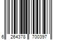 Barcode Image for UPC code 6264378700397