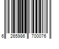 Barcode Image for UPC code 6265986700076