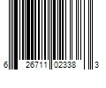 Barcode Image for UPC code 626711023383