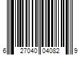 Barcode Image for UPC code 627040040829