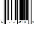 Barcode Image for UPC code 627040411889