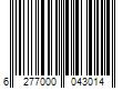 Barcode Image for UPC code 6277000043014