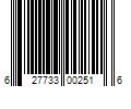 Barcode Image for UPC code 627733002516