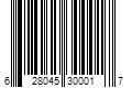 Barcode Image for UPC code 628045300017