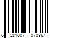 Barcode Image for UPC code 6281007070867