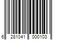 Barcode Image for UPC code 6281041000103