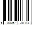 Barcode Image for UPC code 6281057001118