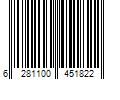 Barcode Image for UPC code 6281100451822