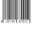 Barcode Image for UPC code 6281100870012