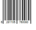 Barcode Image for UPC code 6281105760080