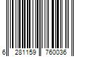 Barcode Image for UPC code 6281159760036. Product Name: 