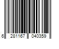 Barcode Image for UPC code 6281167040359