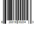 Barcode Image for UPC code 628319002043