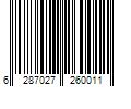 Barcode Image for UPC code 6287027260011