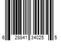 Barcode Image for UPC code 628841340255