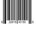 Barcode Image for UPC code 628915401905