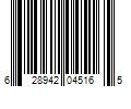 Barcode Image for UPC code 628942045165