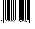 Barcode Image for UPC code 6295000345334