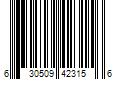 Barcode Image for UPC code 630509423156