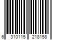 Barcode Image for UPC code 6310115218158