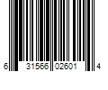 Barcode Image for UPC code 631566026014