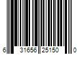 Barcode Image for UPC code 631656251500. Product Name: 