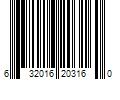 Barcode Image for UPC code 632016203160