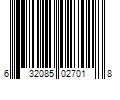 Barcode Image for UPC code 632085027018