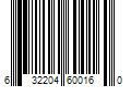 Barcode Image for UPC code 632204600160