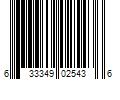 Barcode Image for UPC code 633349025436