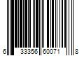 Barcode Image for UPC code 633356600718