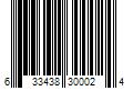 Barcode Image for UPC code 633438300024