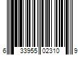 Barcode Image for UPC code 633955023109