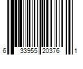 Barcode Image for UPC code 633955203761