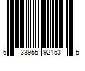 Barcode Image for UPC code 633955921535